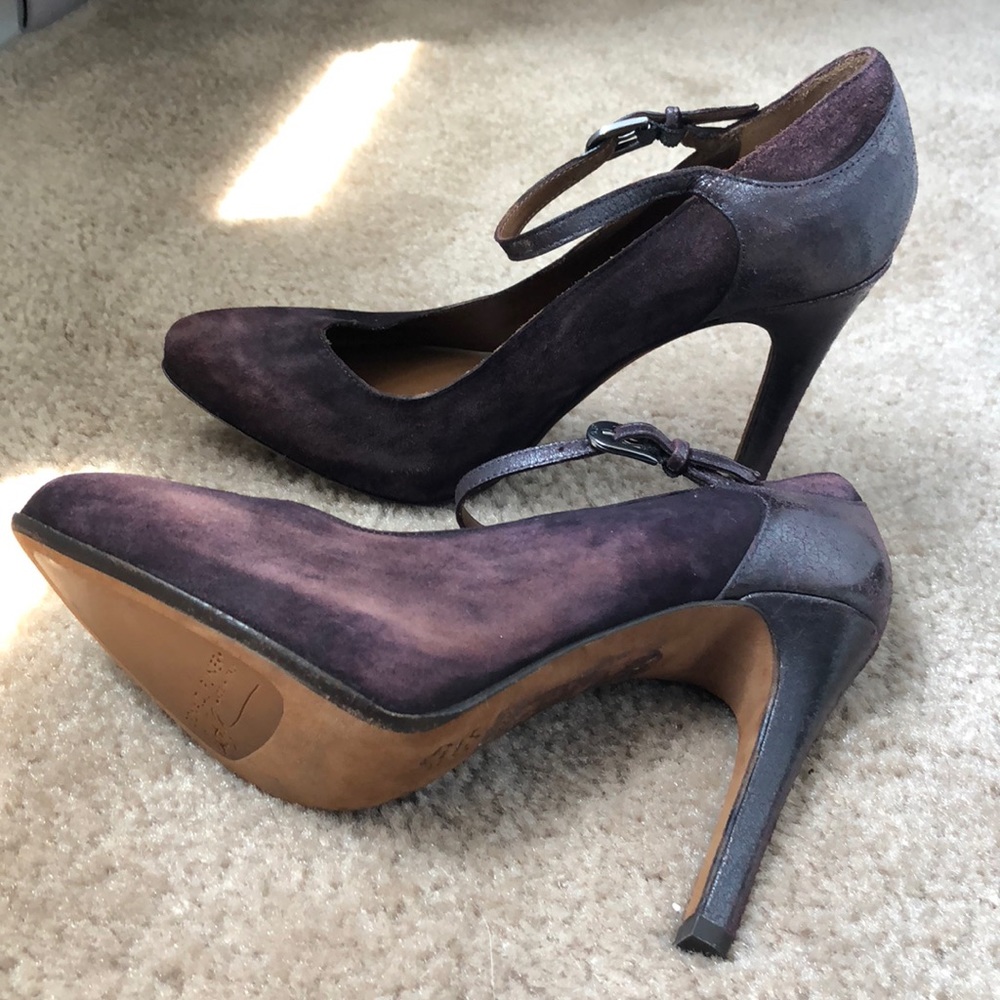 Donald J. Pliner suede/leather heels. Sz 6